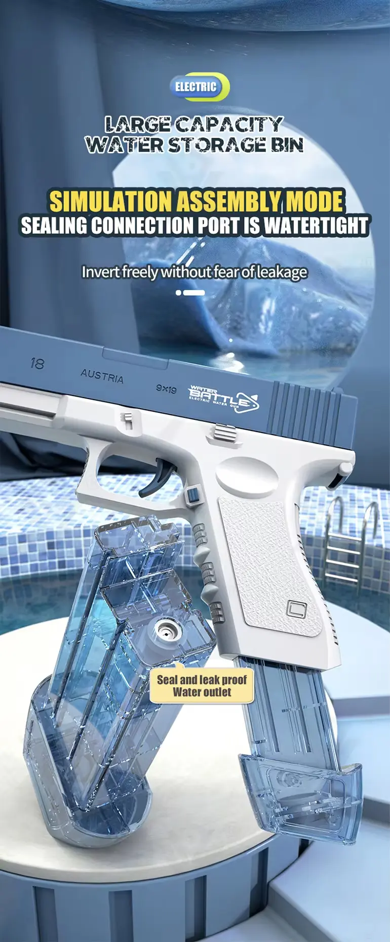 Kids Automatic Water Gun · TV10211 · detail image 7 of 10