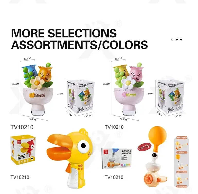 Electric Handheld Flower Bubble Machine Toy · TV10210 · detail image 10 of 11
