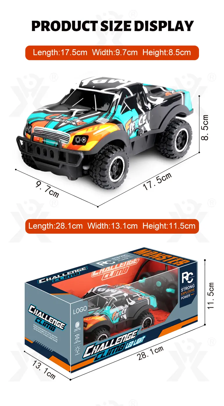 1:24 Scale Glowing RC Car, High Speed, Ultra Fun · TV10181 · detail image 8 of 8