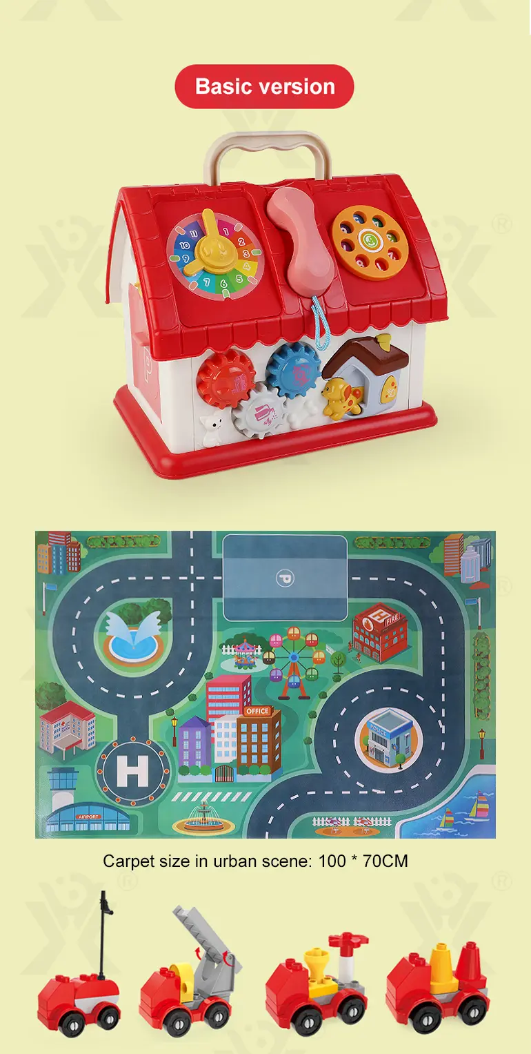 Playhouse Block Toy with Cars · TV10201 · detail image 12 of 14