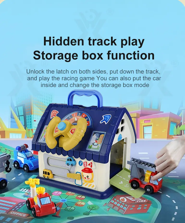 Playhouse Block Toy with Cars · TV10201 · detail image 7 of 14