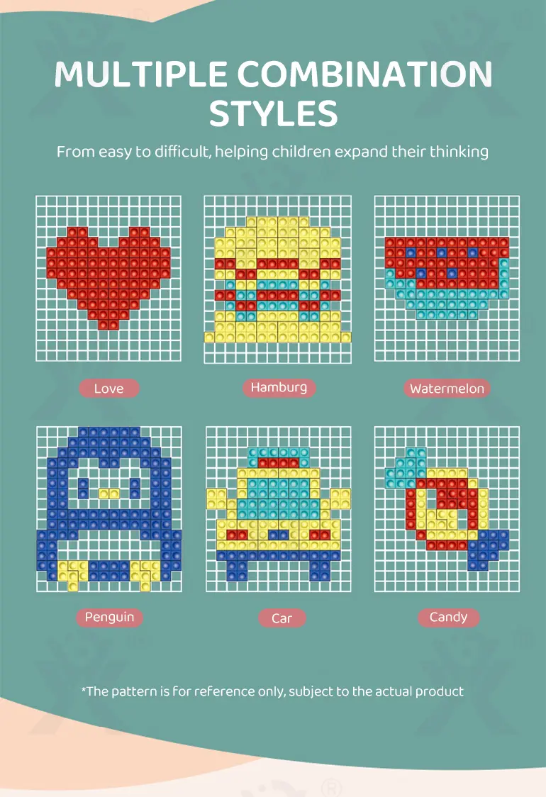 Pixel Art Puzzle Board Toy · TV10195 · detail image 5 of 7