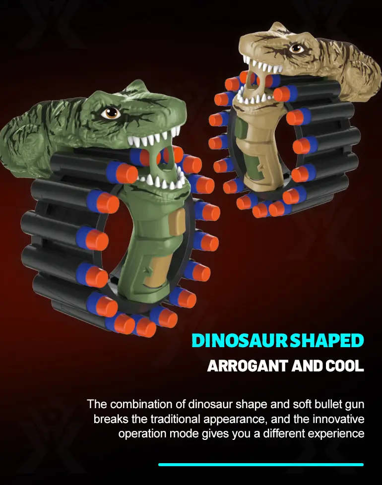 Soft Bullet Gun Toy with Dinosaur Shape · TV10192 · detail image 2 of 8