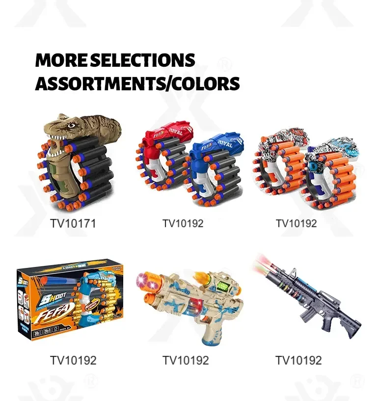 Soft Bullet Gun Toy with Dinosaur Shape · TV10192 · detail image 7 of 8