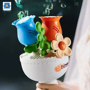 Electric Handheld Flower Bubble Machine Toy · TV10210 · product photo 3 of 6