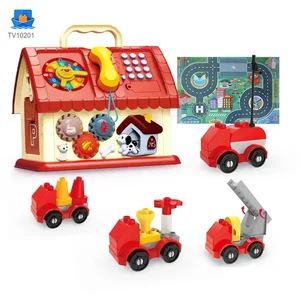 Playhouse Block Toy with Cars