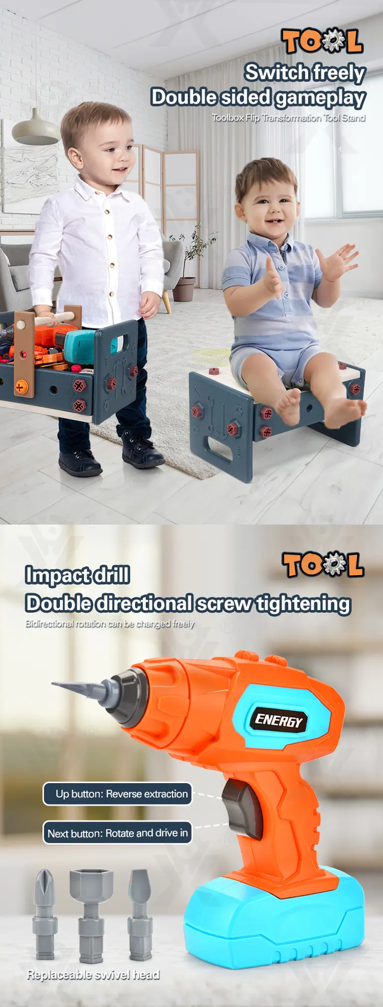 3D Screw Assembly Tool Box Toy · TV10166 · detail image 3 of 7