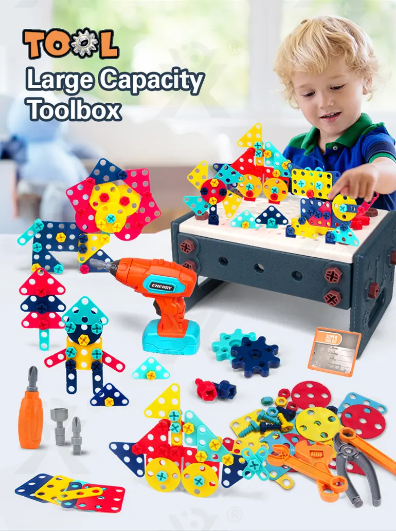 3D Screw Assembly Tool Box Toy · TV10166 · detail image 4 of 7