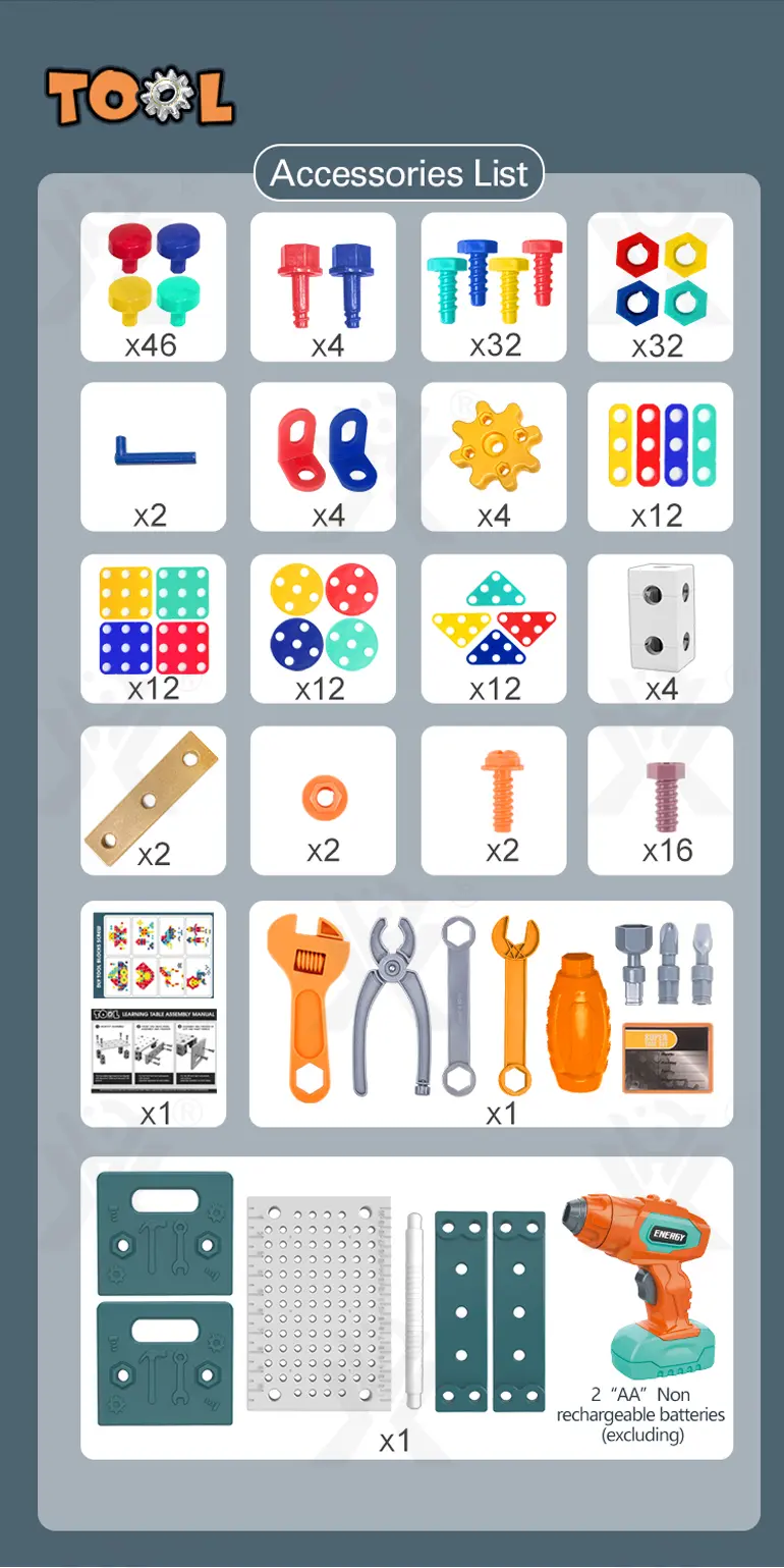 3D Screw Assembly Tool Box Toy · TV10166 · detail image 5 of 7