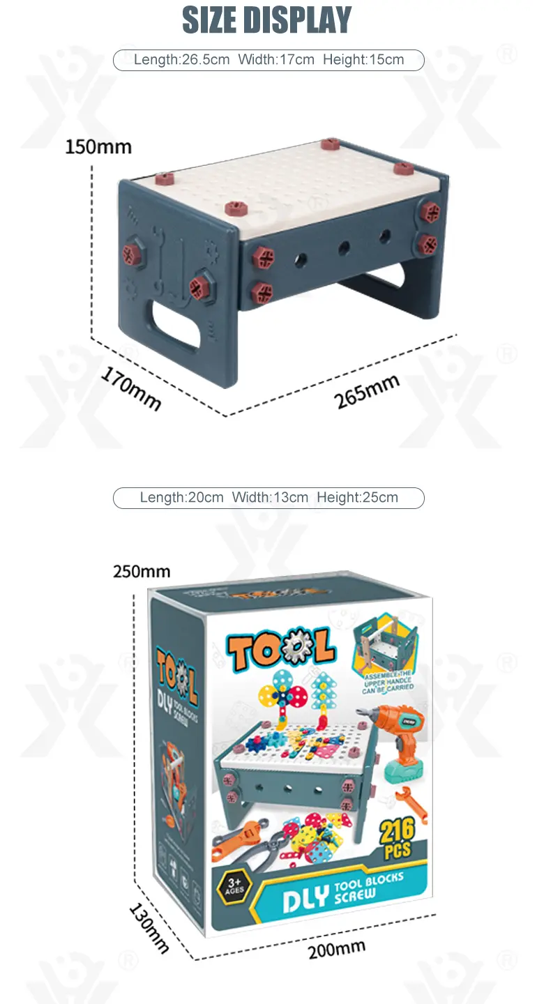 3D Screw Assembly Tool Box Toy · TV10166 · detail image 7 of 7