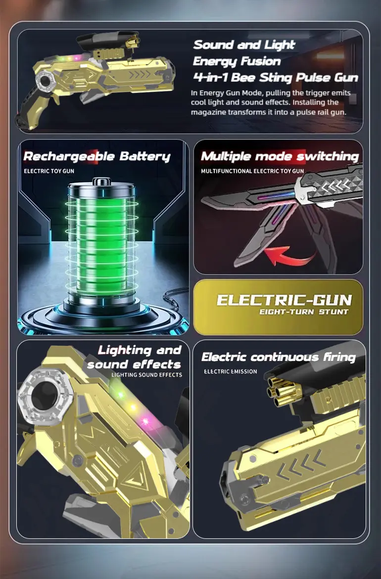 4-in-1 Multi-Functional Deformation Toy Guns · TV10136 · detail image 2 of 14