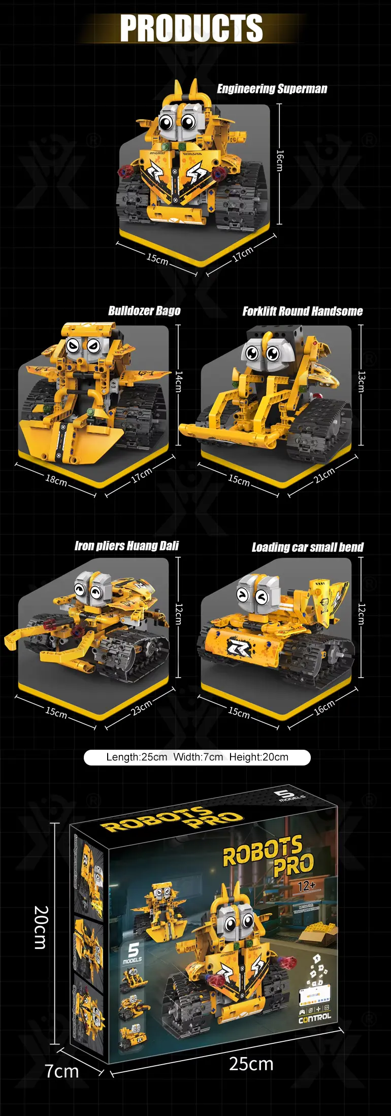 5-in-1 Robot Building Set, Remote and App Control Compatible · TV10138 · detail image 6 of 6