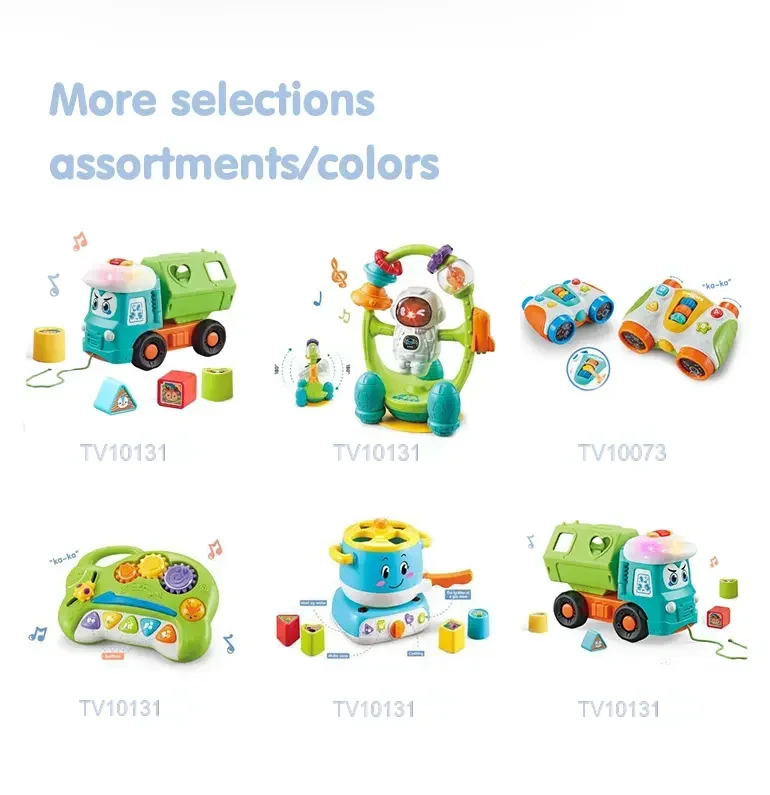 Shape Matching Vehicle Toy, Musical Building Block Car Toy · TV10131 · detail image 5 of 6