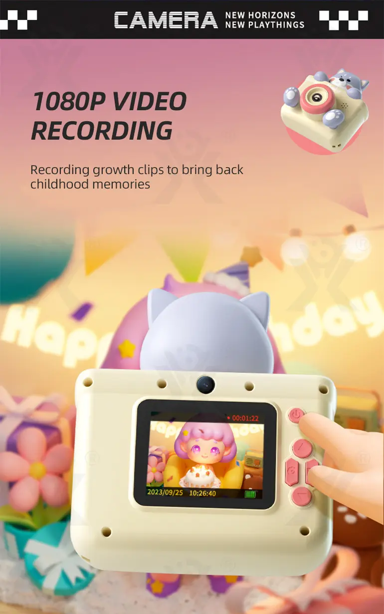 Kids Digital Cartoon Camera Toy · TV10150 · detail image 6 of 11