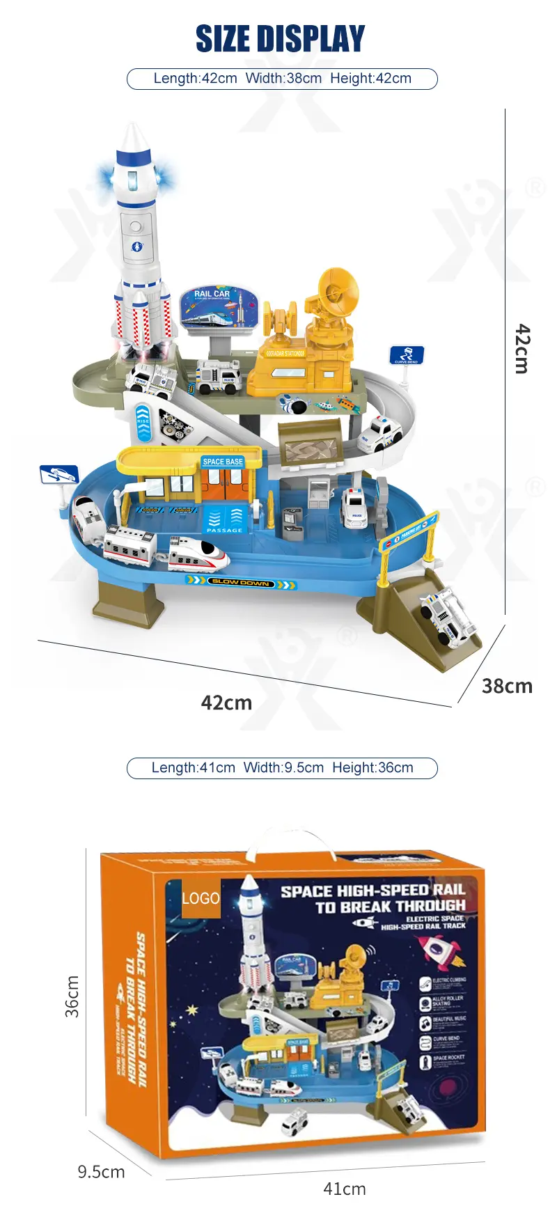 Space-Themed Track Toy Set · TV10119 · detail image 12 of 12
