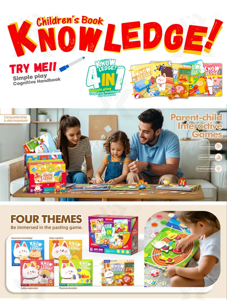 Educational Cognitive Sticker Book-Educational Toys For Infants · TV10120 · detail image 1 of 5