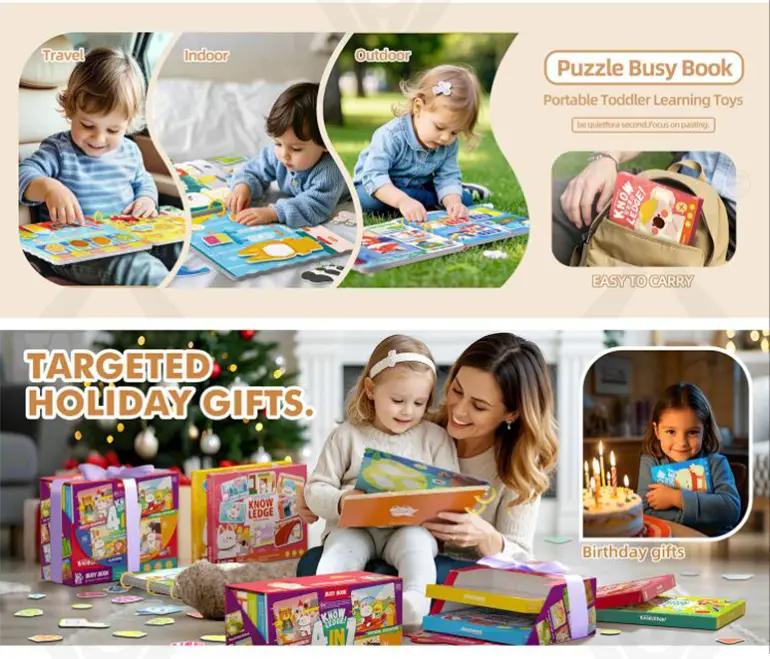 Educational Cognitive Sticker Book-Educational Toys For Infants · TV10120 · detail image 3 of 5