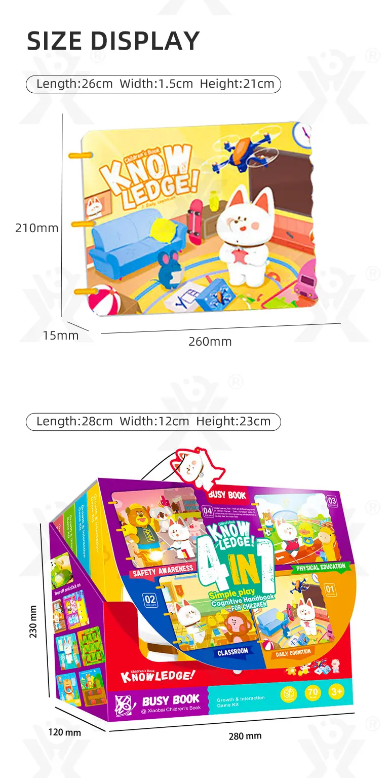 Educational Cognitive Sticker Book-Educational Toys For Infants · TV10120 · detail image 5 of 5