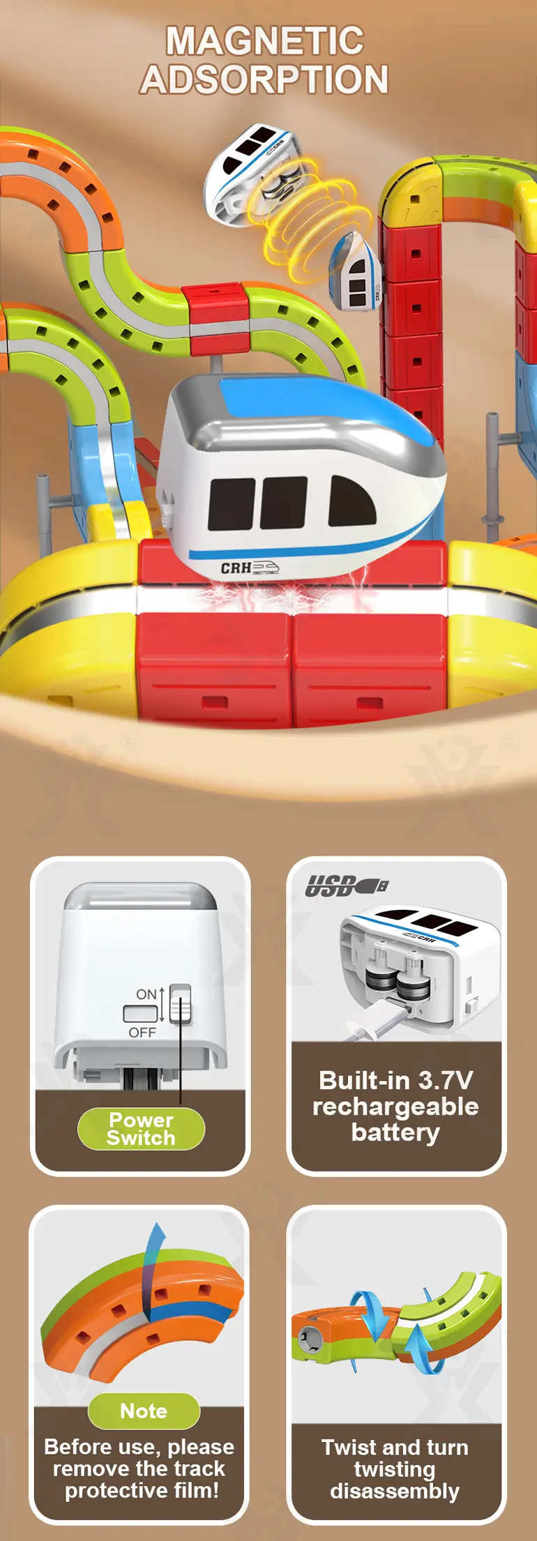Magnetic Levitation Track Toy Set · TV10127 · detail image 3 of 10