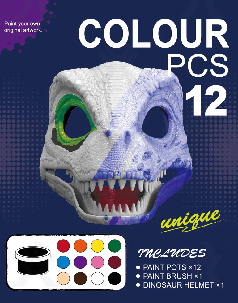DIY Dinosaur Mask with Movable Jaw · TV10137 · detail image 2 of 8