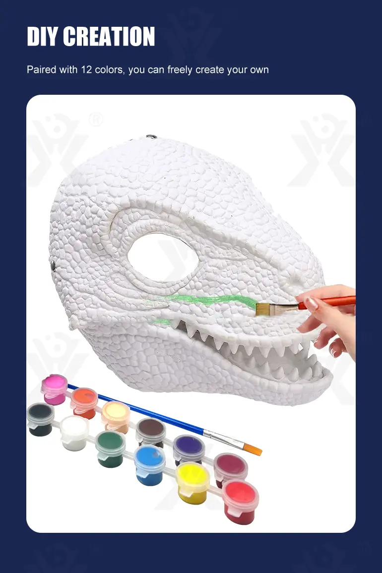 DIY Dinosaur Mask with Movable Jaw · TV10137 · detail image 3 of 8