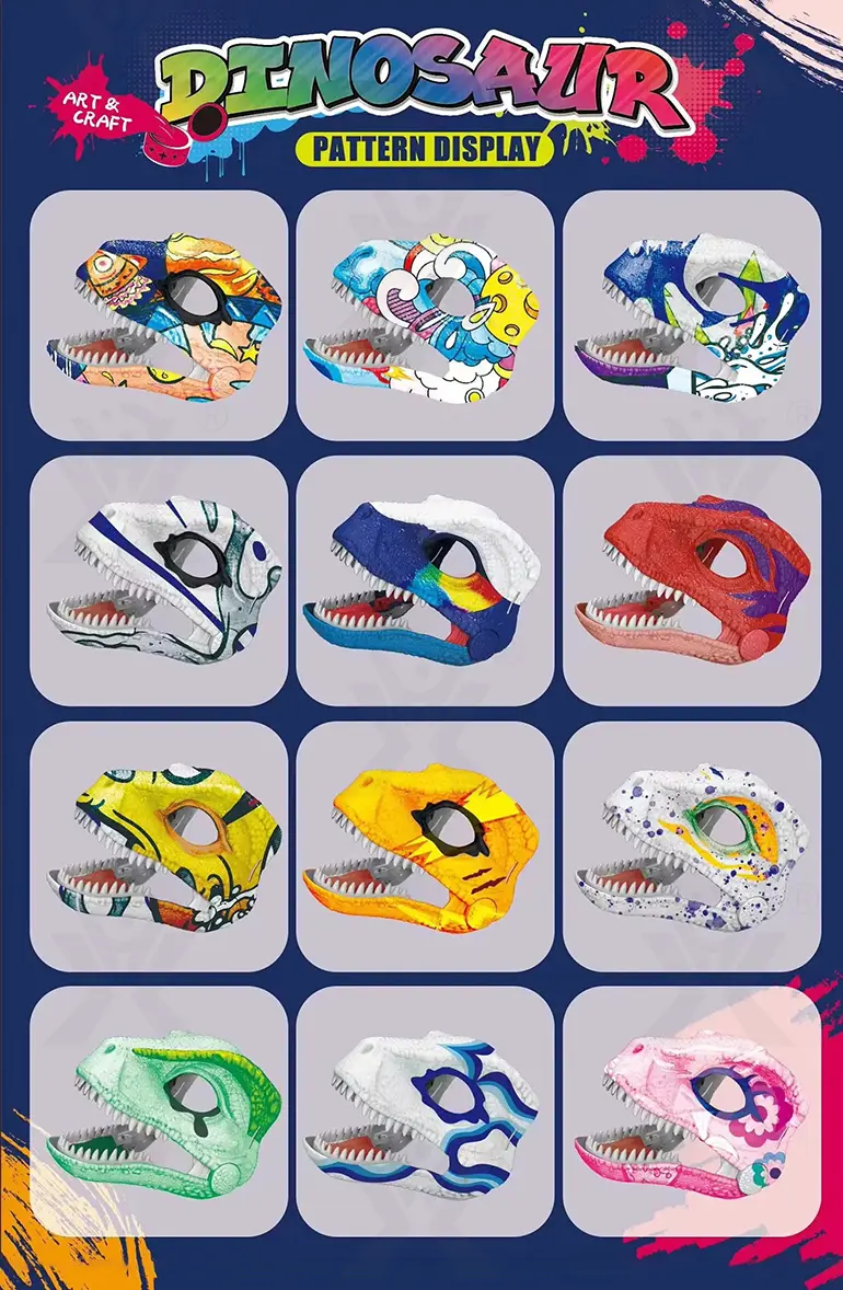 DIY Dinosaur Mask with Movable Jaw · TV10137 · detail image 4 of 8