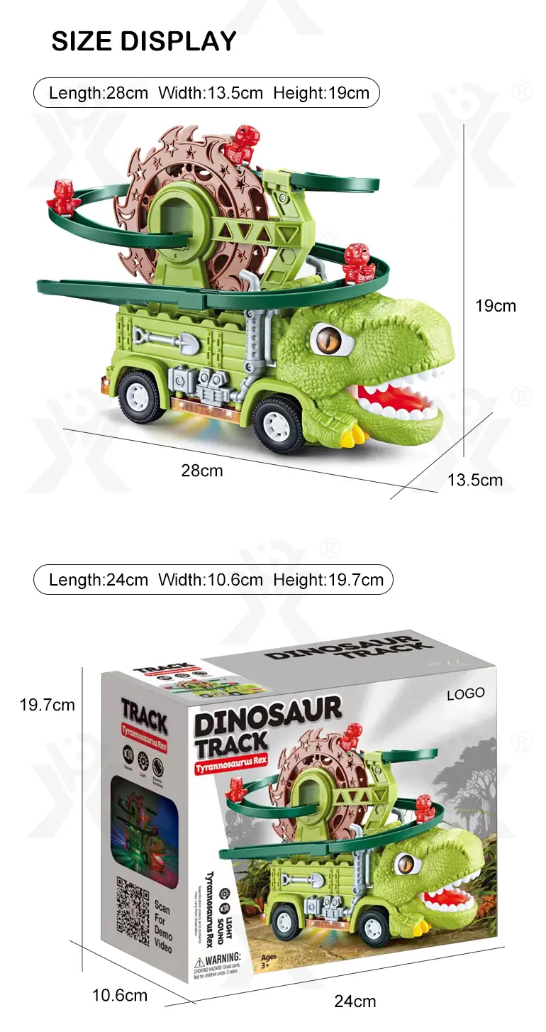 Dinosaur Slide Track Car Toys Set · TV10134 · detail image 11 of 11