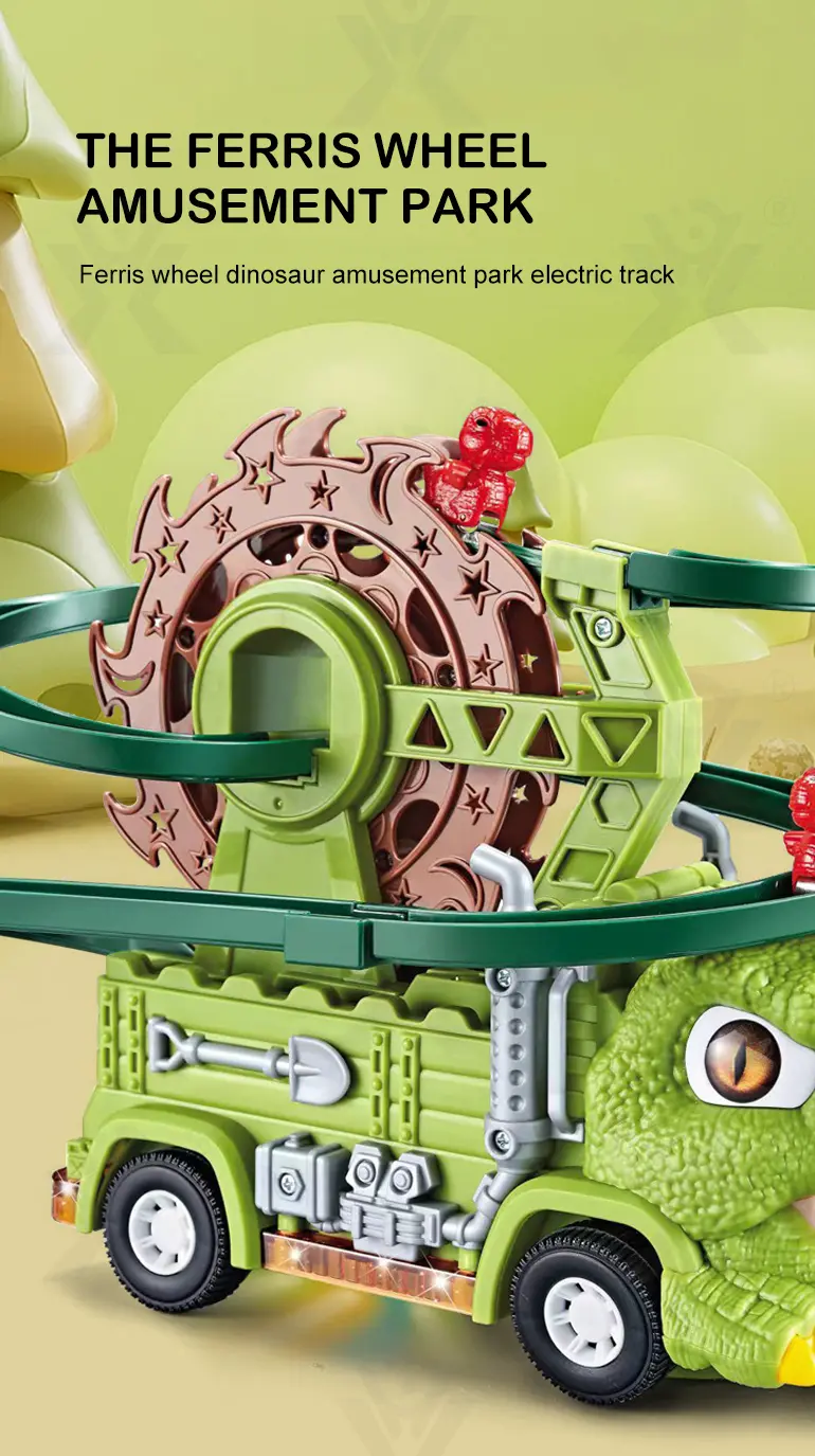 Dinosaur Slide Track Car Toys Set · TV10134 · detail image 3 of 11