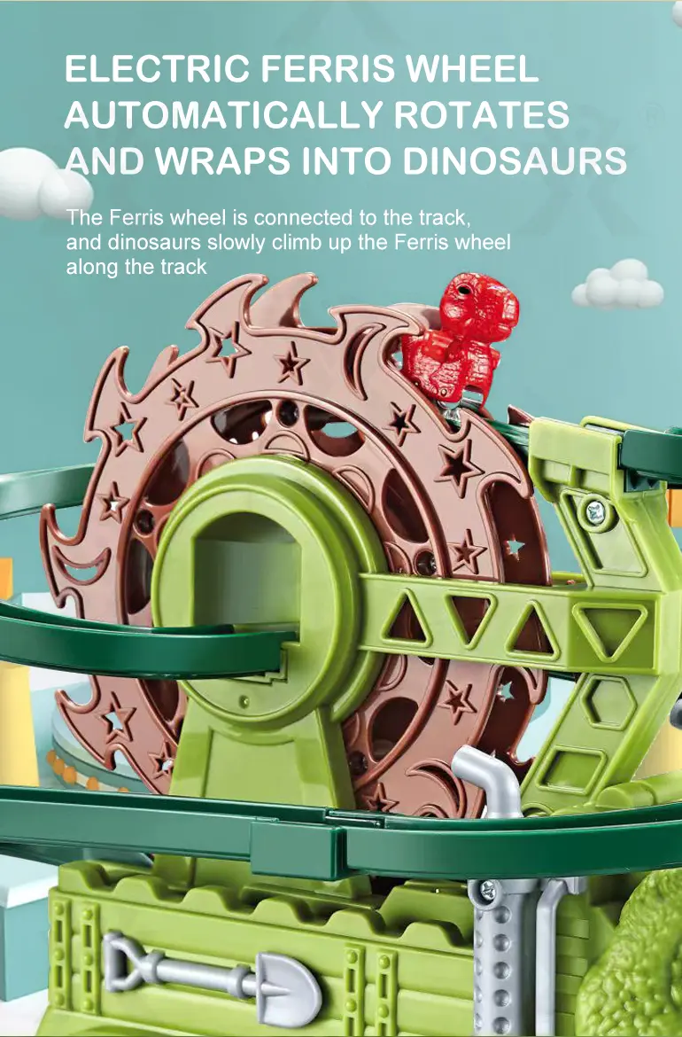 Dinosaur Slide Track Car Toys Set · TV10134 · detail image 4 of 11