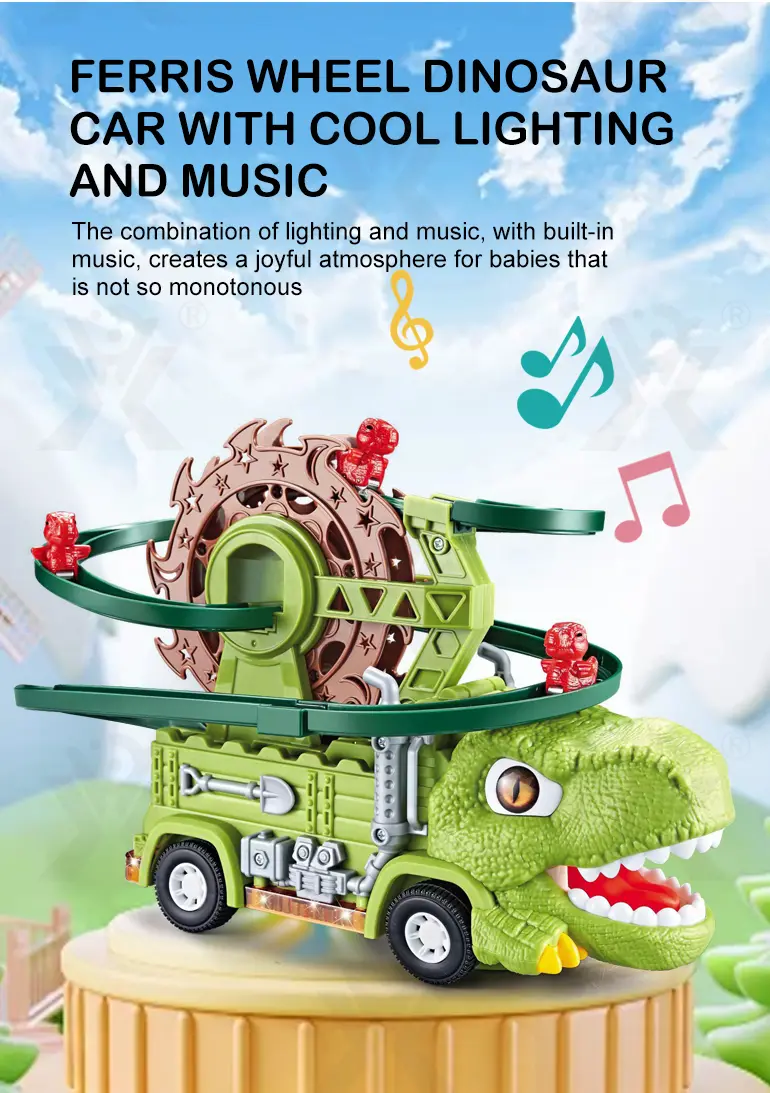 Dinosaur Slide Track Car Toys Set · TV10134 · detail image 8 of 11