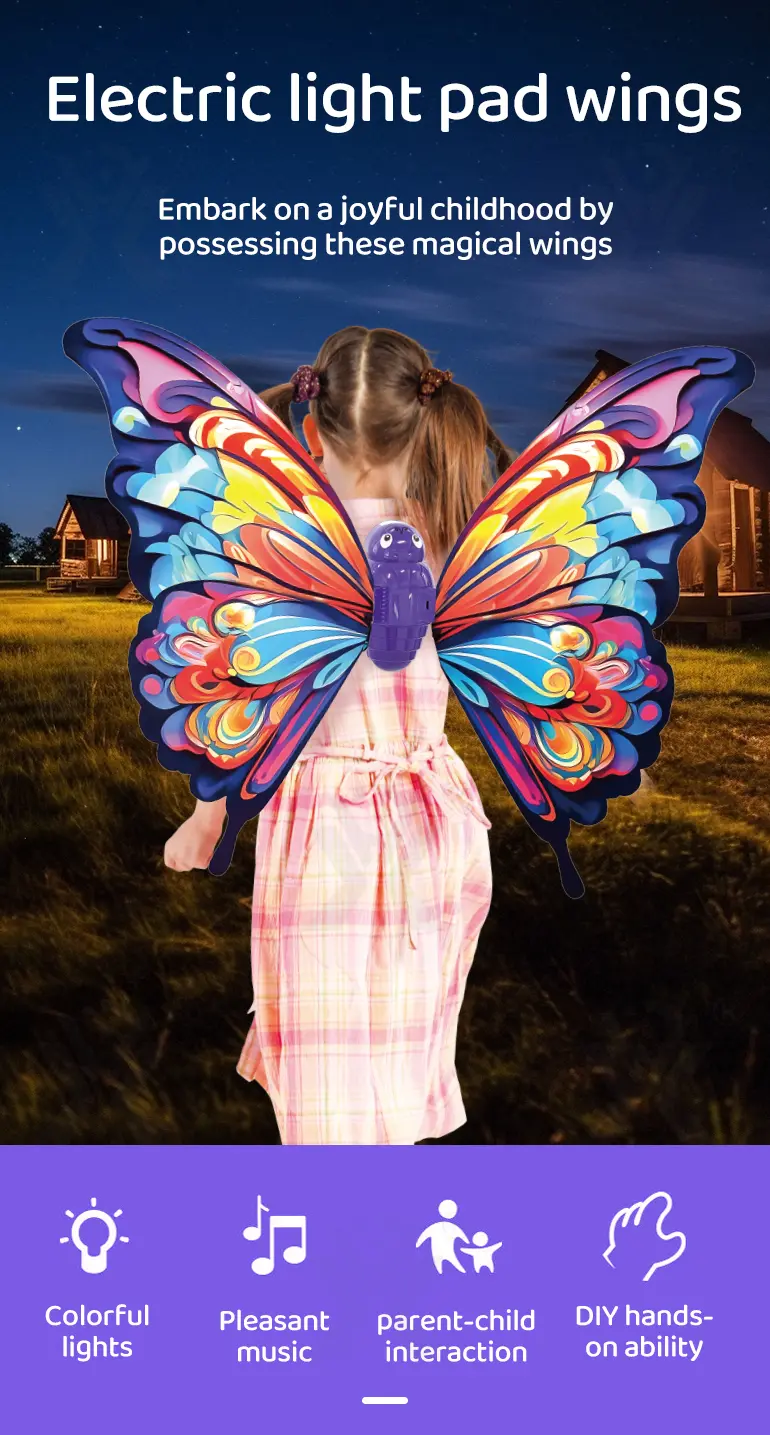Electric Butterfly Wings Toy, Costume for Kids Dress Up · TV10142 · detail image 1 of 7