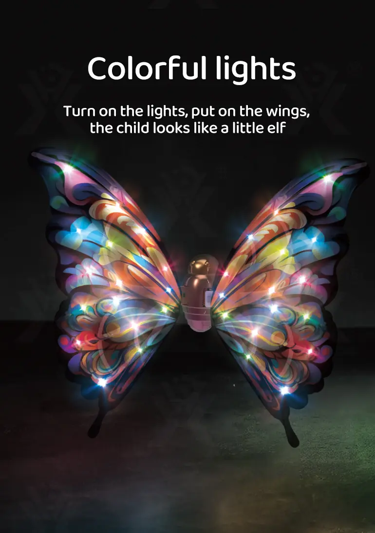 Electric Butterfly Wings Toy, Costume for Kids Dress Up · TV10142 · detail image 3 of 7