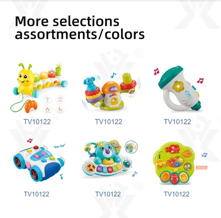 Electric Caterpillar Toy with Music, Sound, Lighting, and 360 Degree Rotation · TV10122 · detail image 6 of 7
