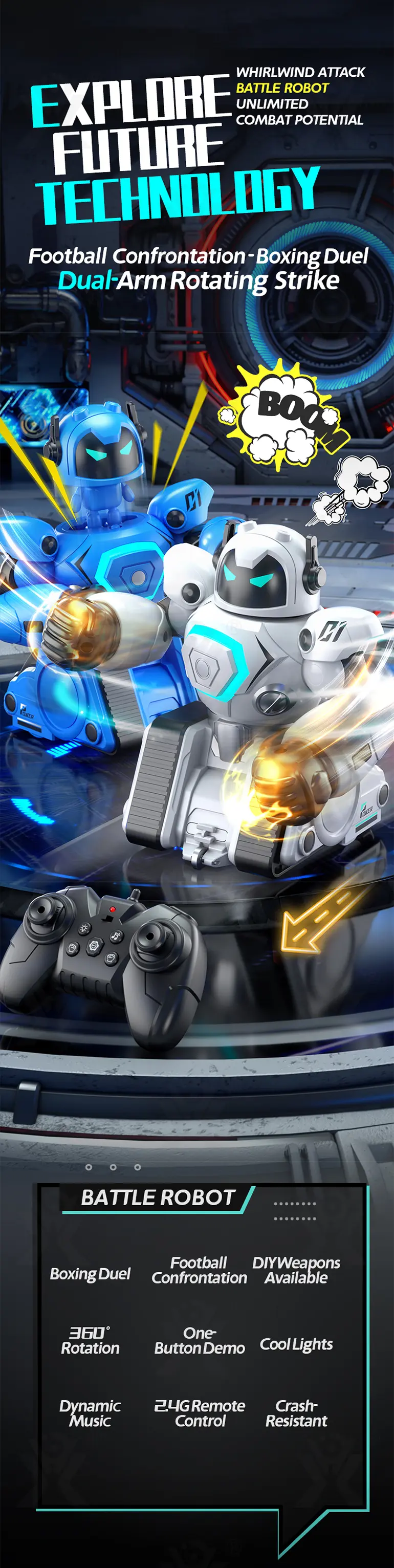 RC Fighting Robots Set · TV10159 · detail image 1 of 15
