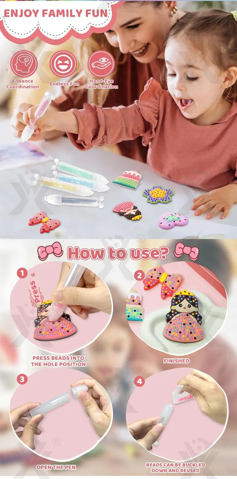 Princess DIY Beads Painting Kit Toy · TV10148 · detail image 3 of 5