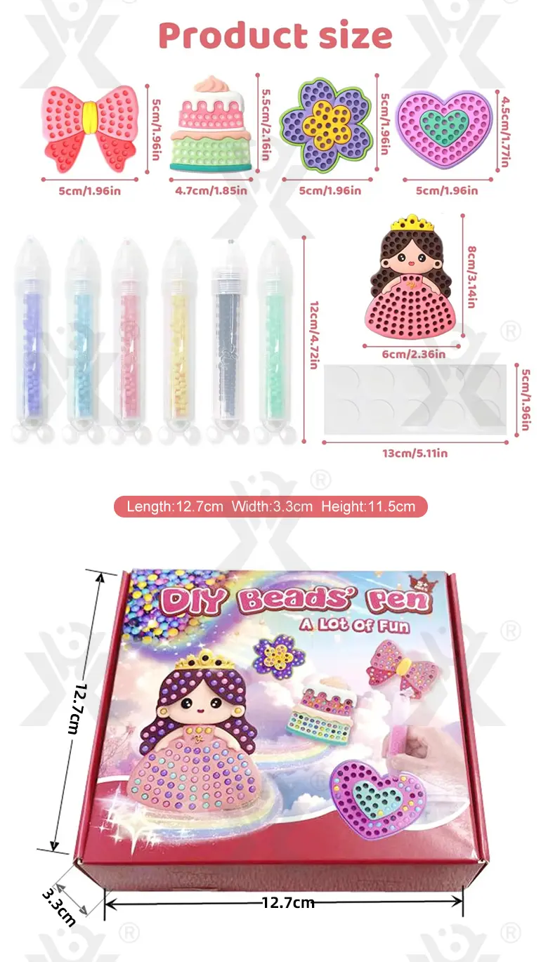 Princess DIY Beads Painting Kit Toy · TV10148 · detail image 5 of 5