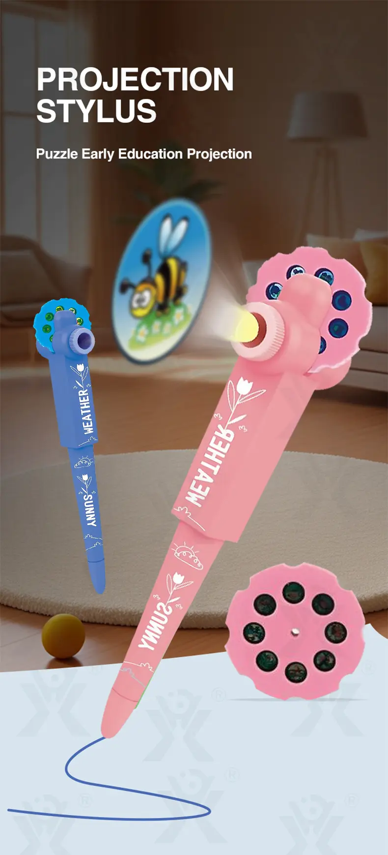 Multifunctional Projection Pen Toy -Educational Toys Supply · TV10133 · detail image 1 of 5