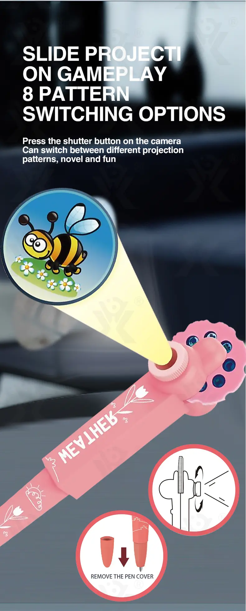 Multifunctional Projection Pen Toy -Educational Toys Supply · TV10133 · detail image 3 of 5
