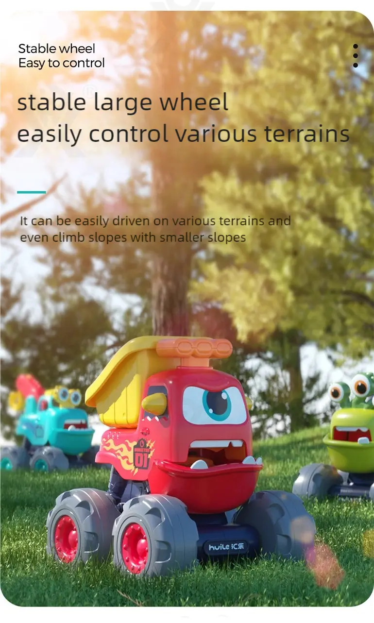 Pull Back Monster Car Toy, Fun Monster Construction Truck · TV10156 · detail image 6 of 11