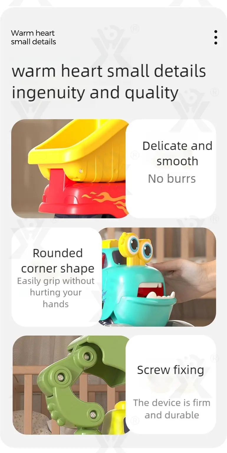 Pull Back Monster Car Toy, Fun Monster Construction Truck · TV10156 · detail image 8 of 11