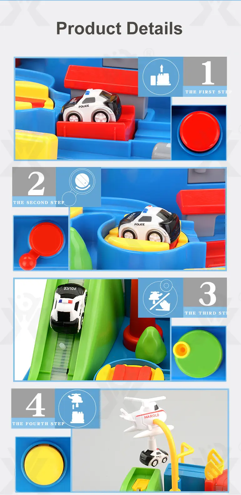 Kids Race Track Car Adventure Toy-Educational Toys China Manufacturers · TV10125 · detail image 5 of 7