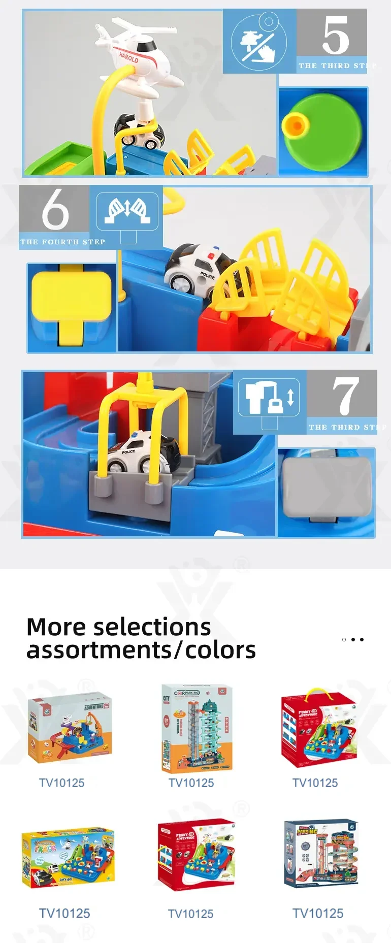 Kids Race Track Car Adventure Toy-Educational Toys China Manufacturers · TV10125 · detail image 6 of 7