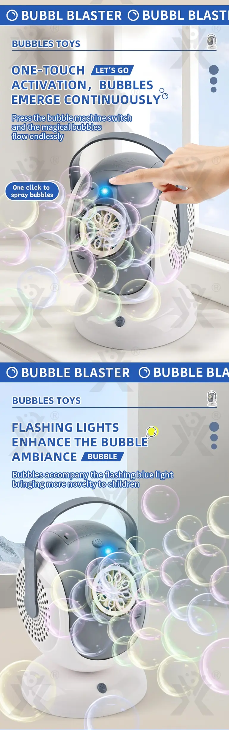 Automatic Rotating Bubble Machine · TV10154 · detail image 2 of 6