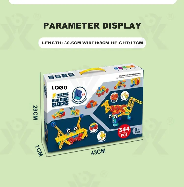 STEM Motorized Building Blocks Set -Educational Toys Chinese Manufacturers · TV10128 · detail image 11 of 12