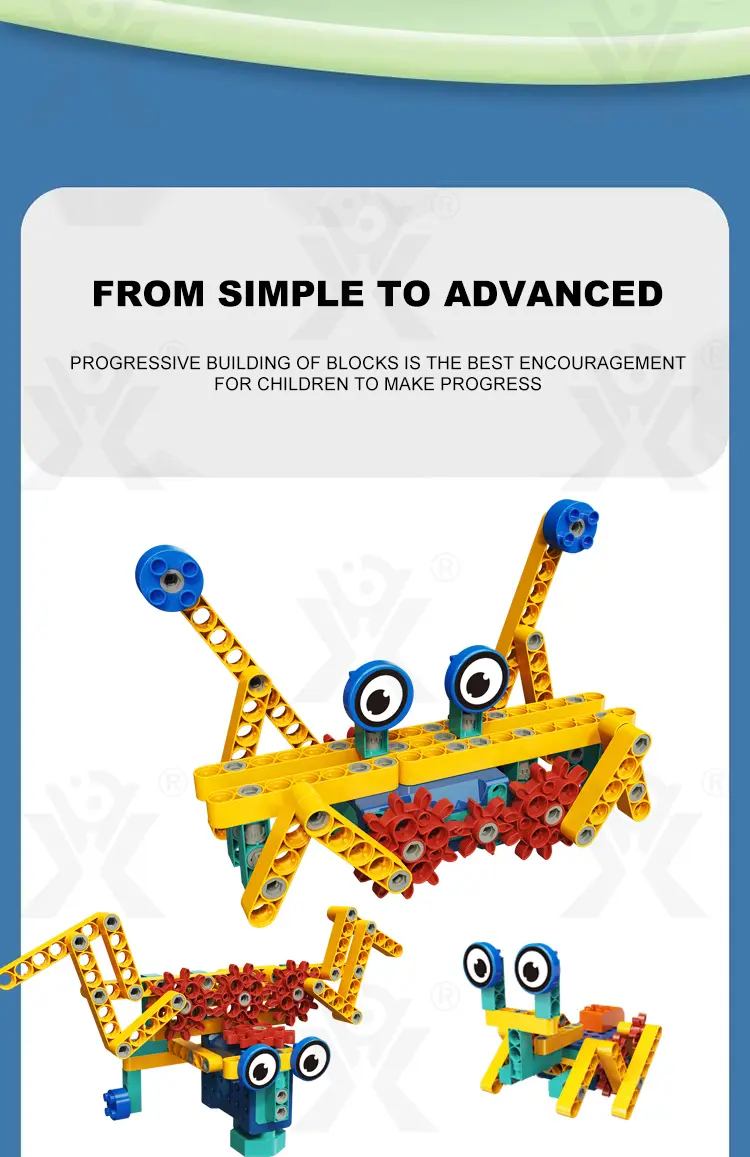 STEM Motorized Building Blocks Set -Educational Toys Chinese Manufacturers · TV10128 · detail image 7 of 12