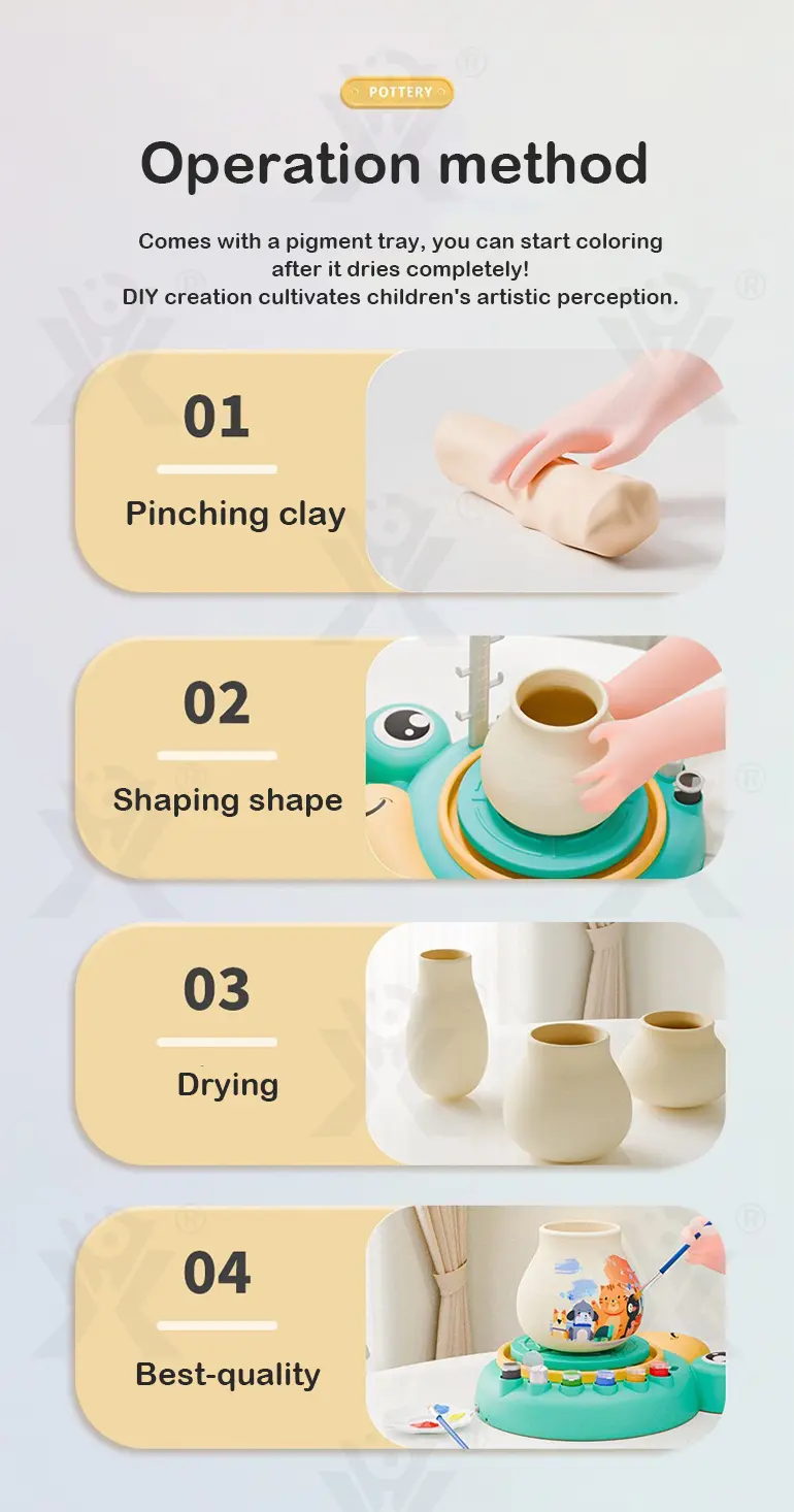 Pottery Machine Toy, Snail Shaped, For Kids · TV10140 · detail image 9 of 11