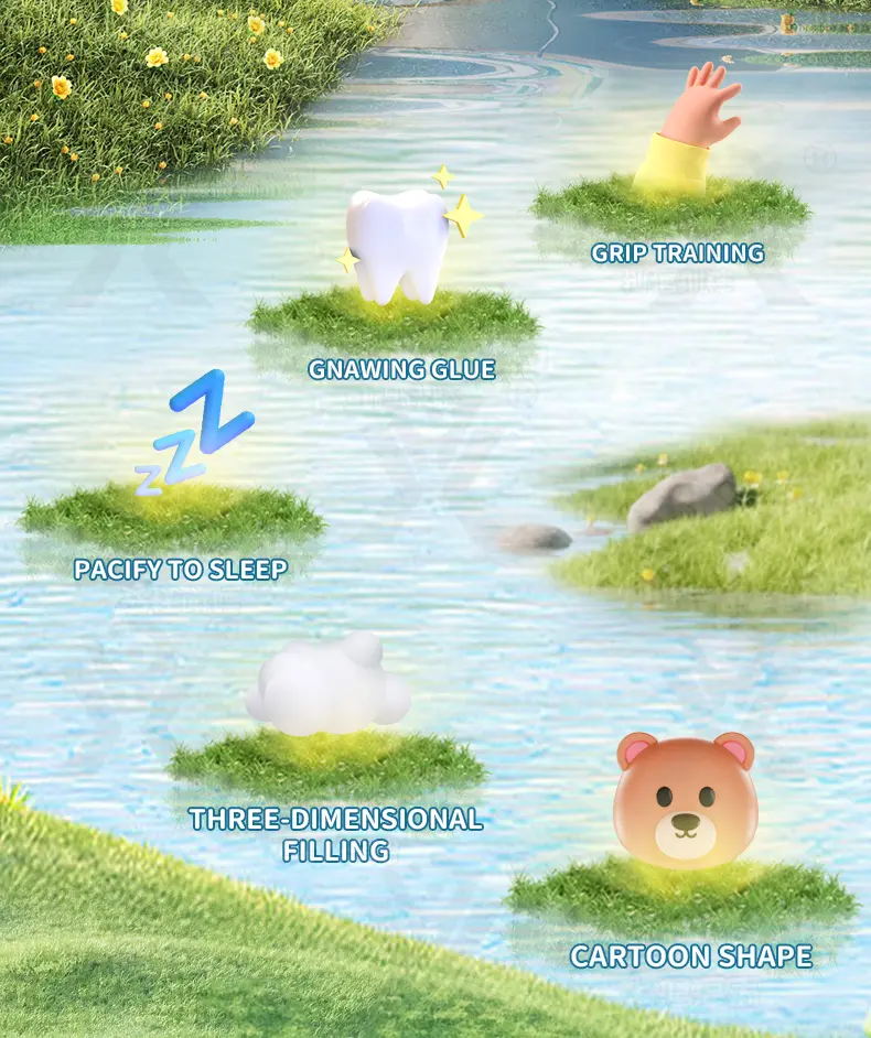 Soft Cartoon Hanging Rattle Toy · TV10144 · detail image 2 of 10