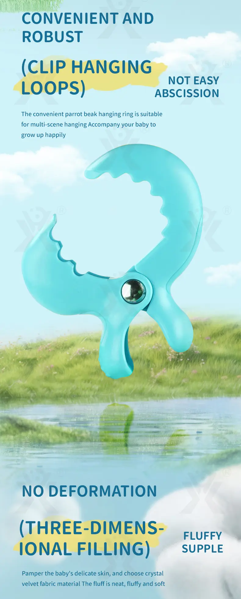 Soft Cartoon Hanging Rattle Toy · TV10144 · detail image 5 of 10