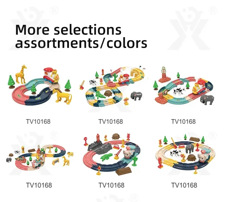 Light Music Train Track Set, 47 pcs · TV10168 · detail image 6 of 7