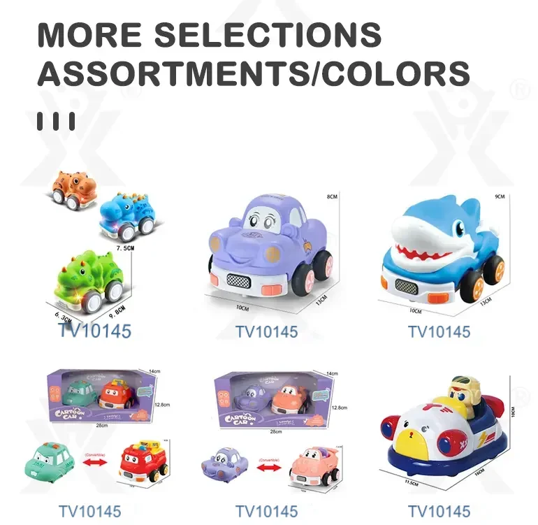 Two Way RC Racing Car Toy, Cartoon Body, Light, and Music · TV10145 · detail image 9 of 10